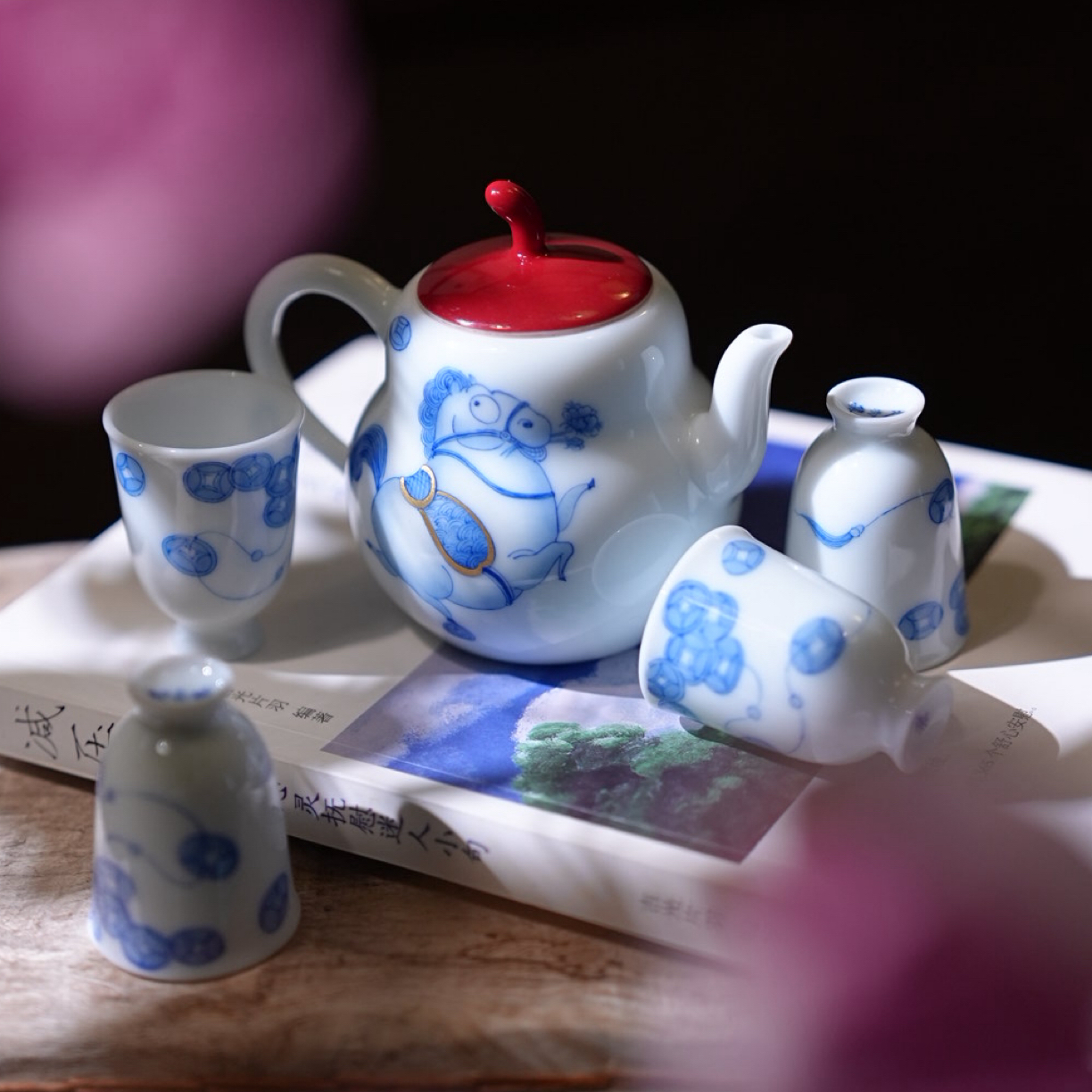 【星星】念物山坊—马上有钱一壶四杯套组