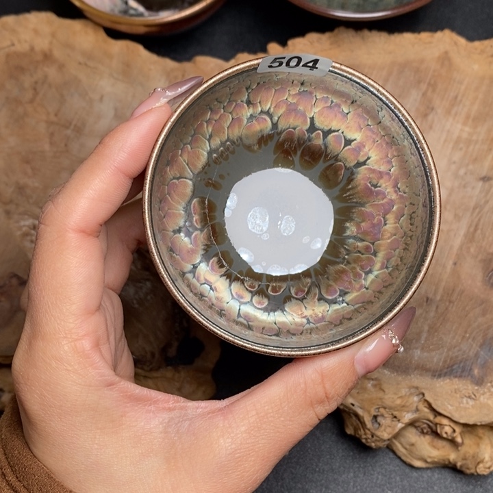 茶盏建窑建盏主人杯504