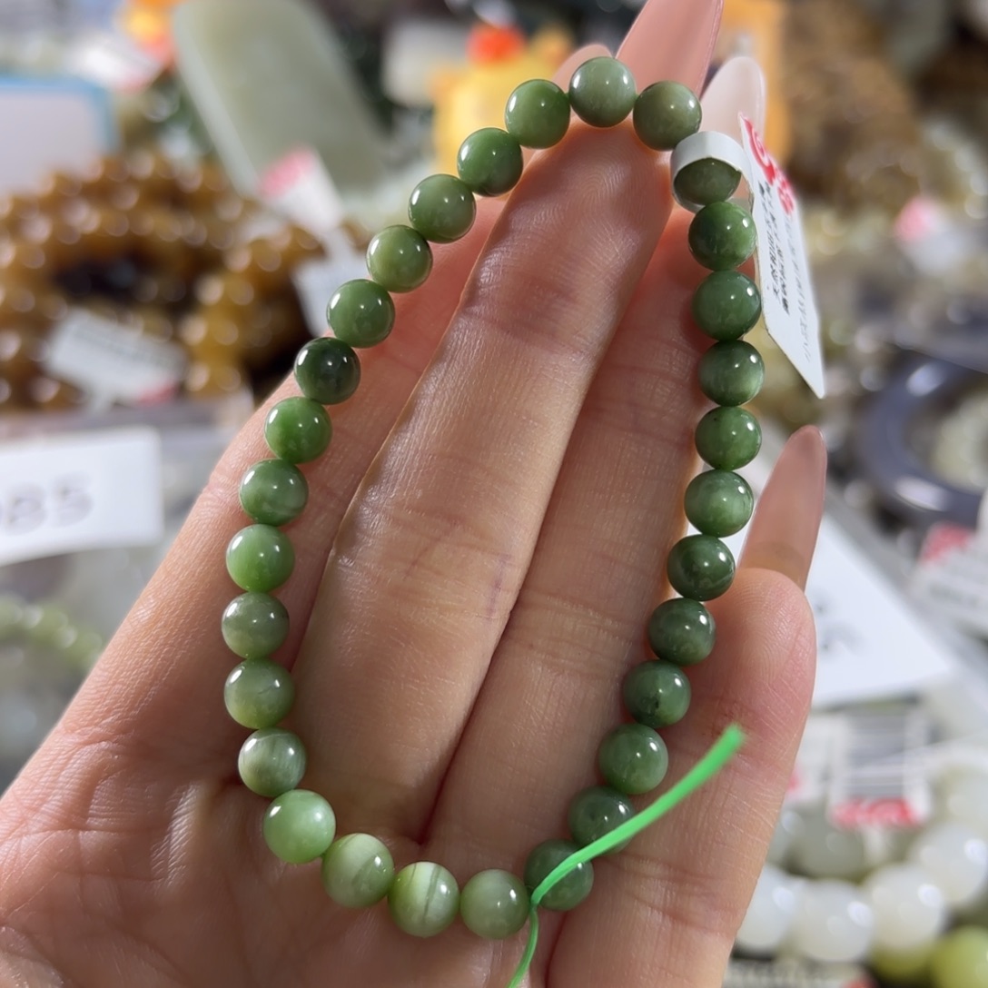 和田玉未镶嵌手链125