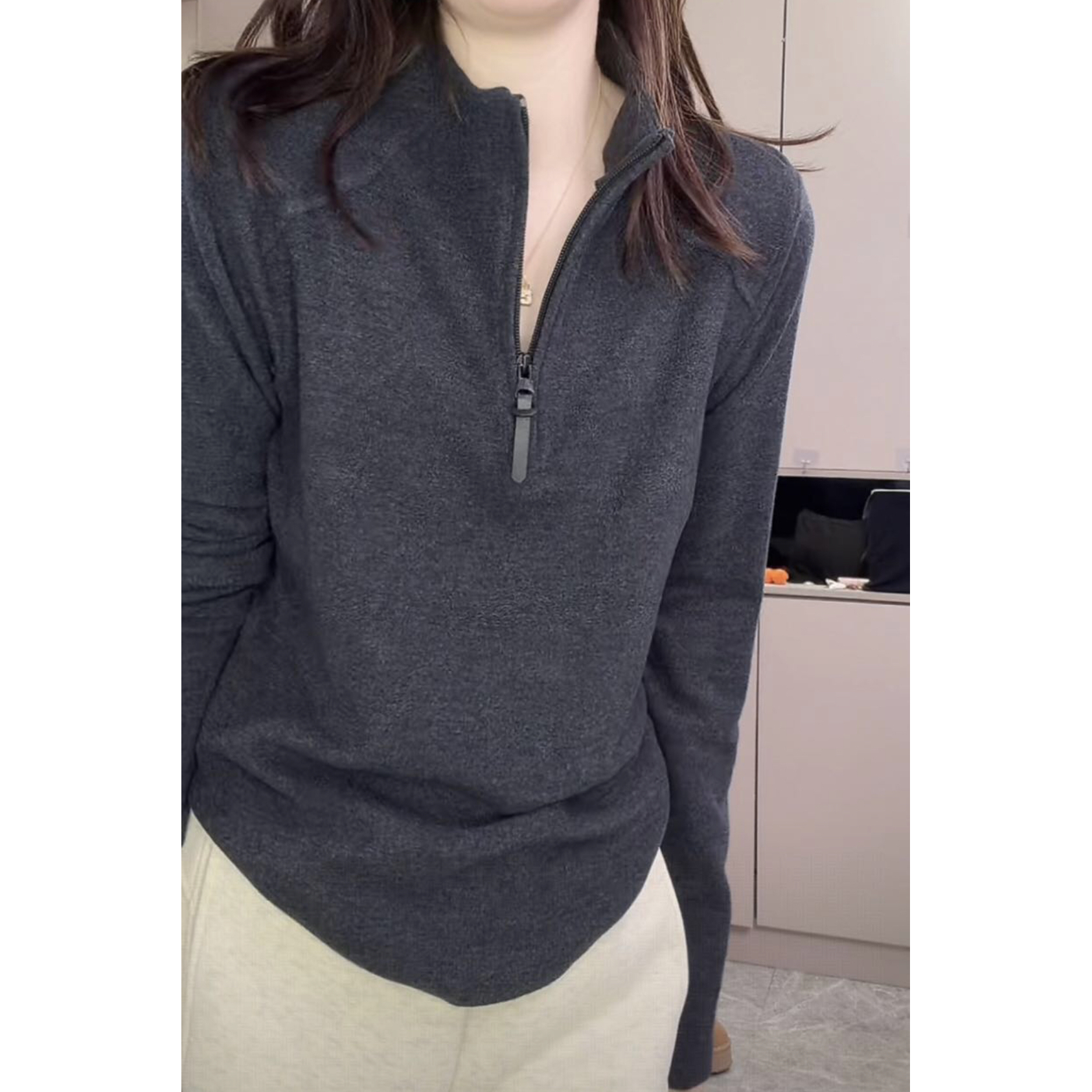 【五色果冻暖绒打底衫】冬日新款!保暖休闲百搭暖绒打底衫126