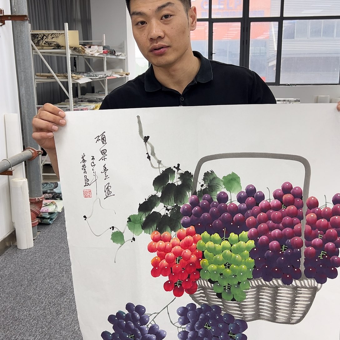 国画纯手绘字画宣纸