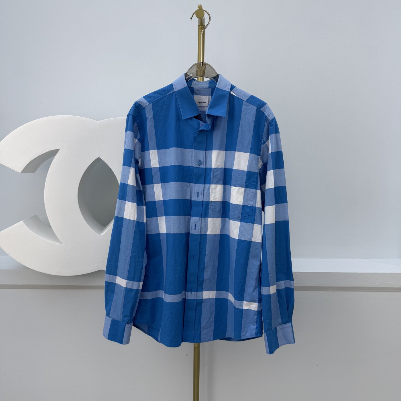 99新 BURBERRY/博柏利 衬衫A3138尺码M 胸围50衣长75