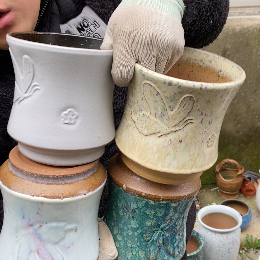 紫砂花盆正品口15高15
