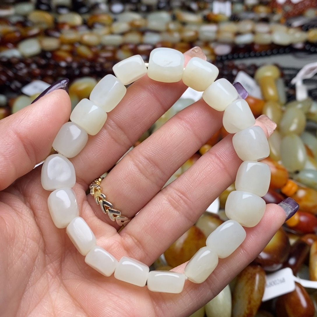 和田玉手链未镶嵌