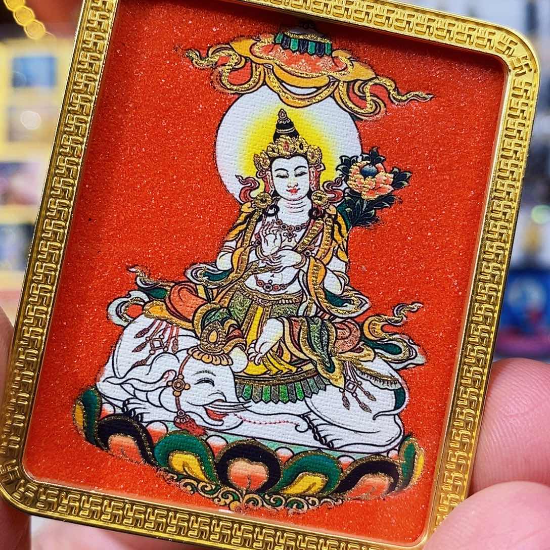 花岗石纯铜锡合金纯铜藏传艺术唐卡作品