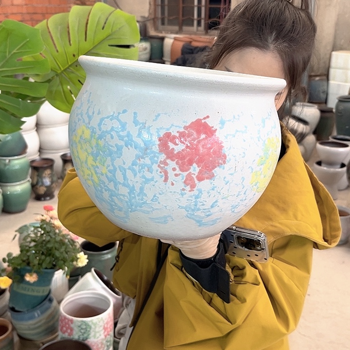 正品口25高21花盆……