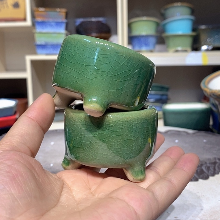 紫砂花盆瑕疵4-6。。。火烈