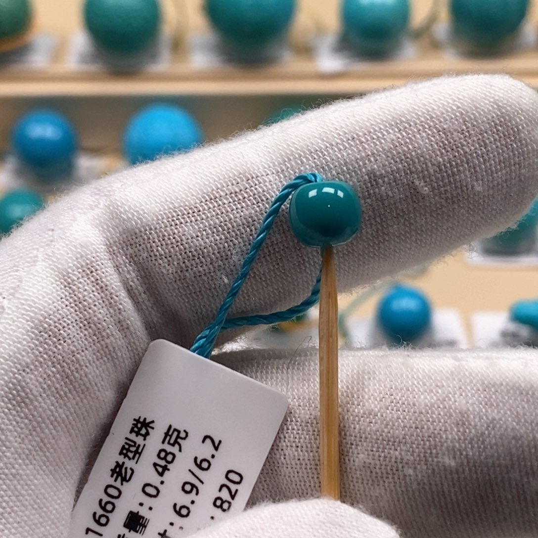 不***就绿松石未镶嵌精品高瓷绿松石哦