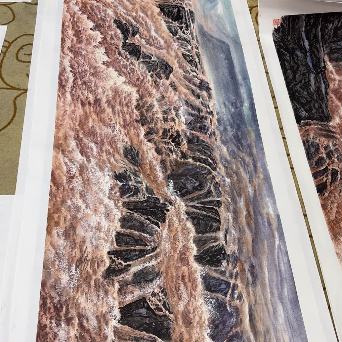 国画沈*二粱兰庄小丈二李欣主播