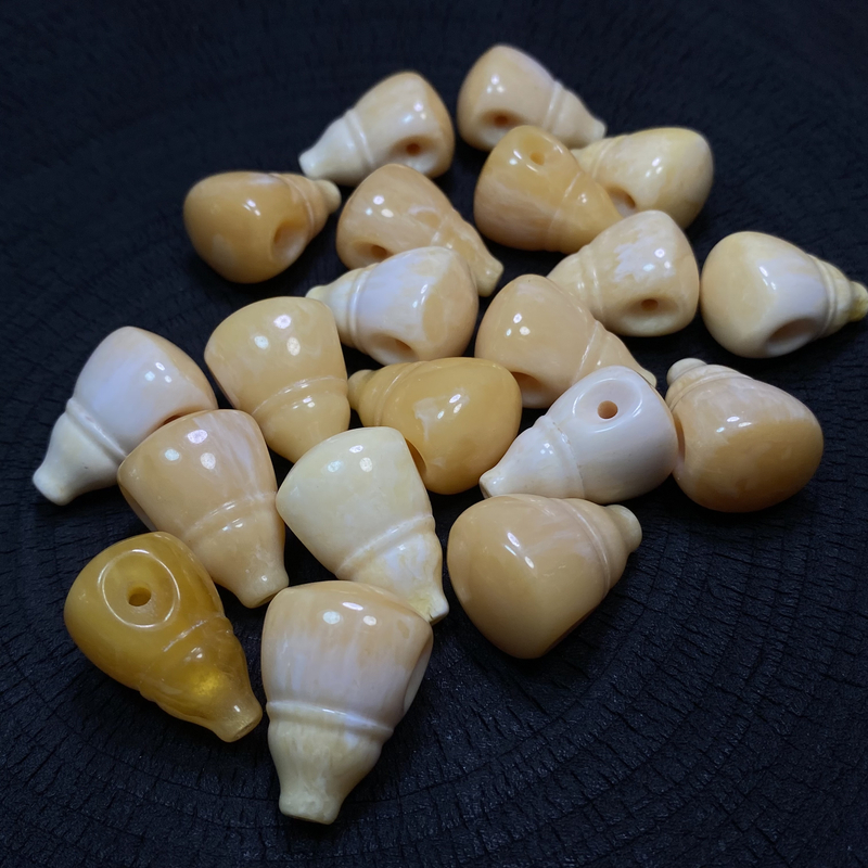 0018文玩配饰一体三通18毫米散珠批发配串神器单颗配珠星月菩提