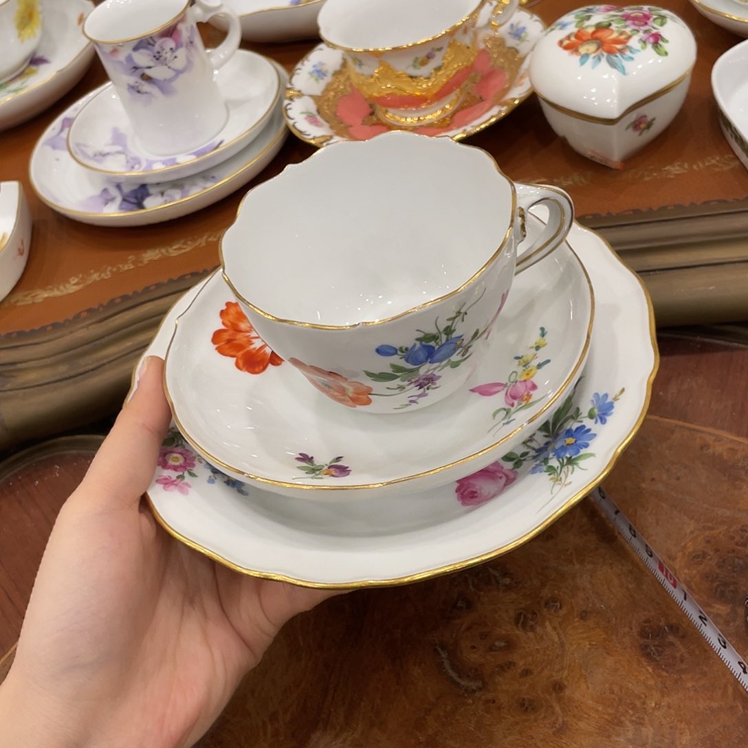 瓷片中古一等咖啡杯