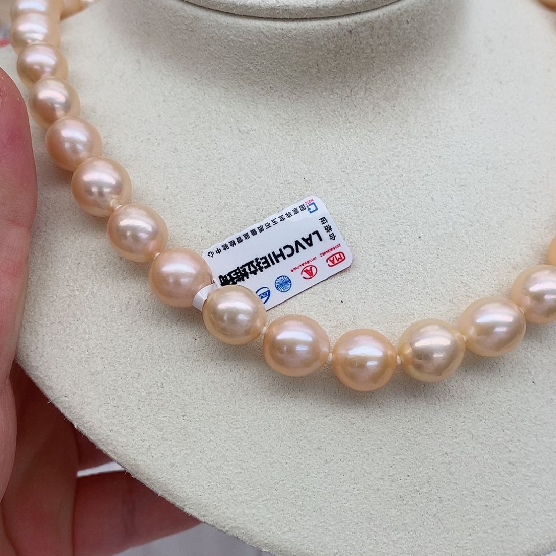 淡水珍珠颈饰银S925镶嵌W****