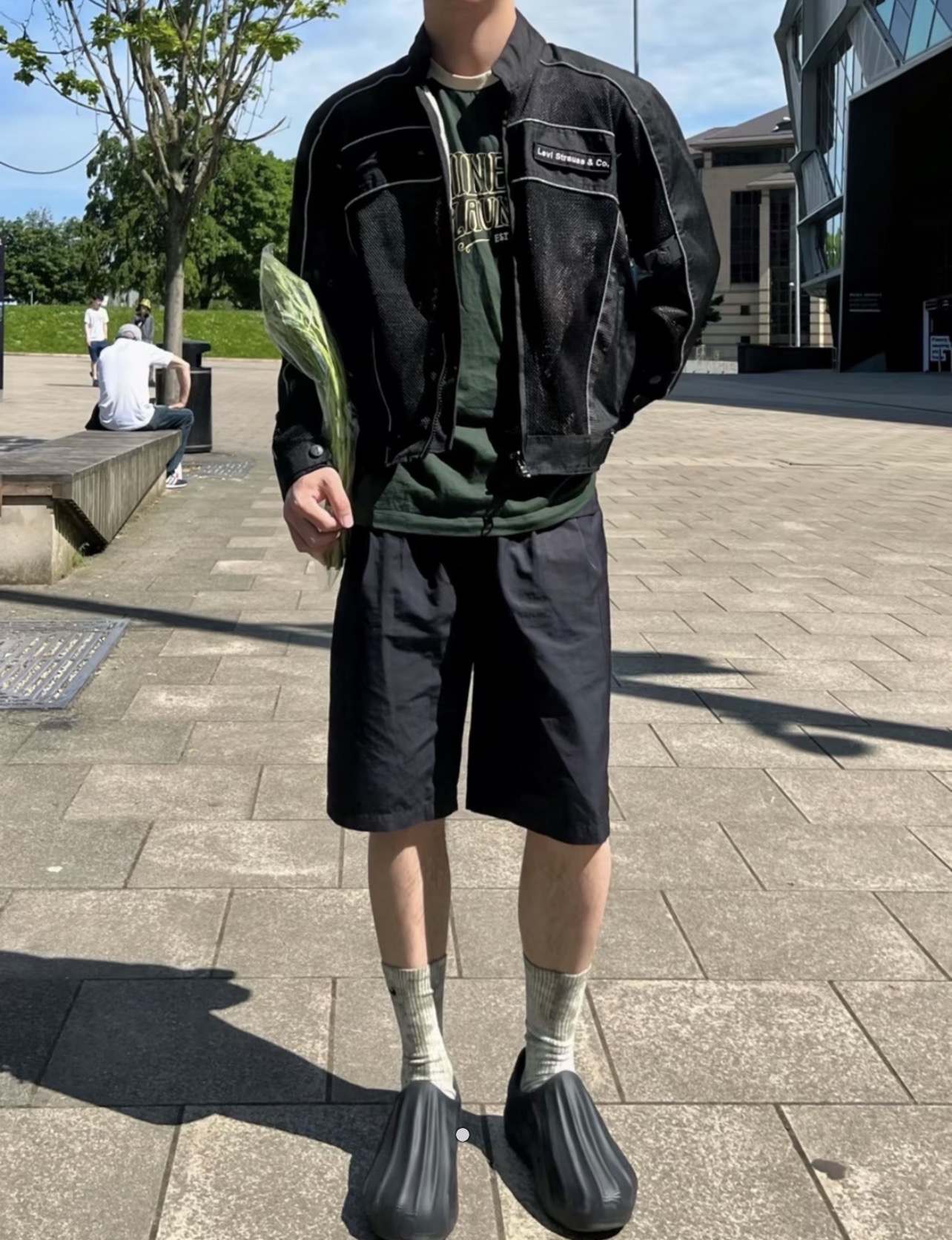 三条杠潮流经典运动鞋包头鞋低帮男女同款生活休闲鞋舒适全包鞋