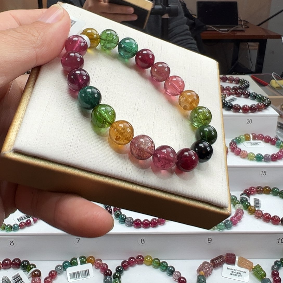 碧玺未镶嵌手串1mmmmmmm