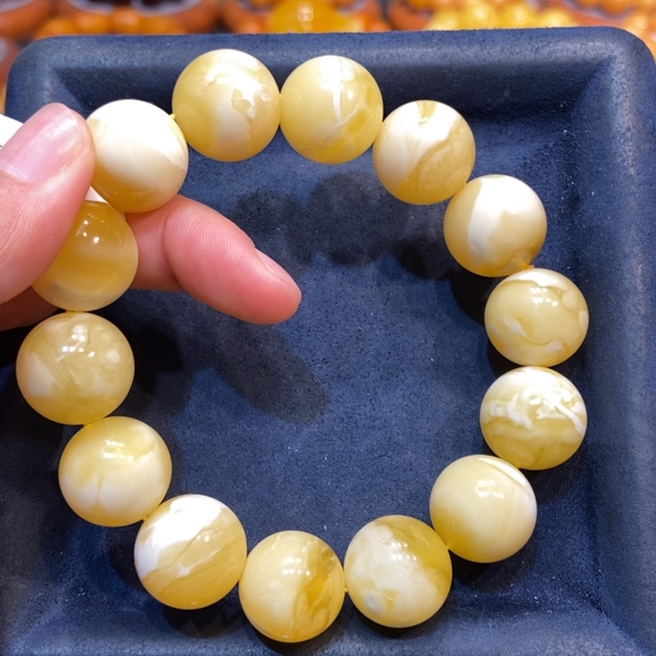 琥珀手链未镶嵌蜜蜡