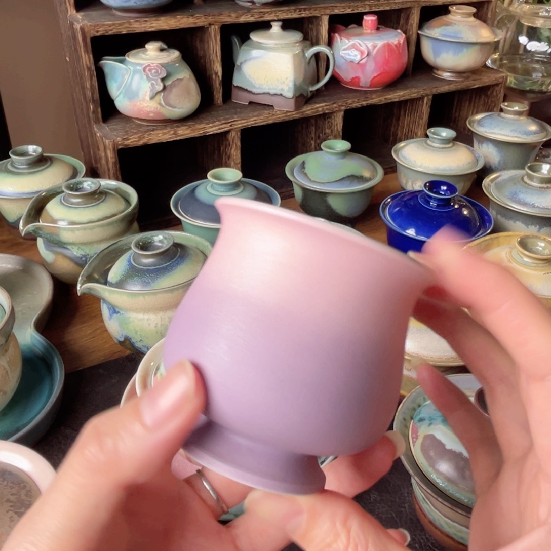 杯纯手工制作柴烧茶器