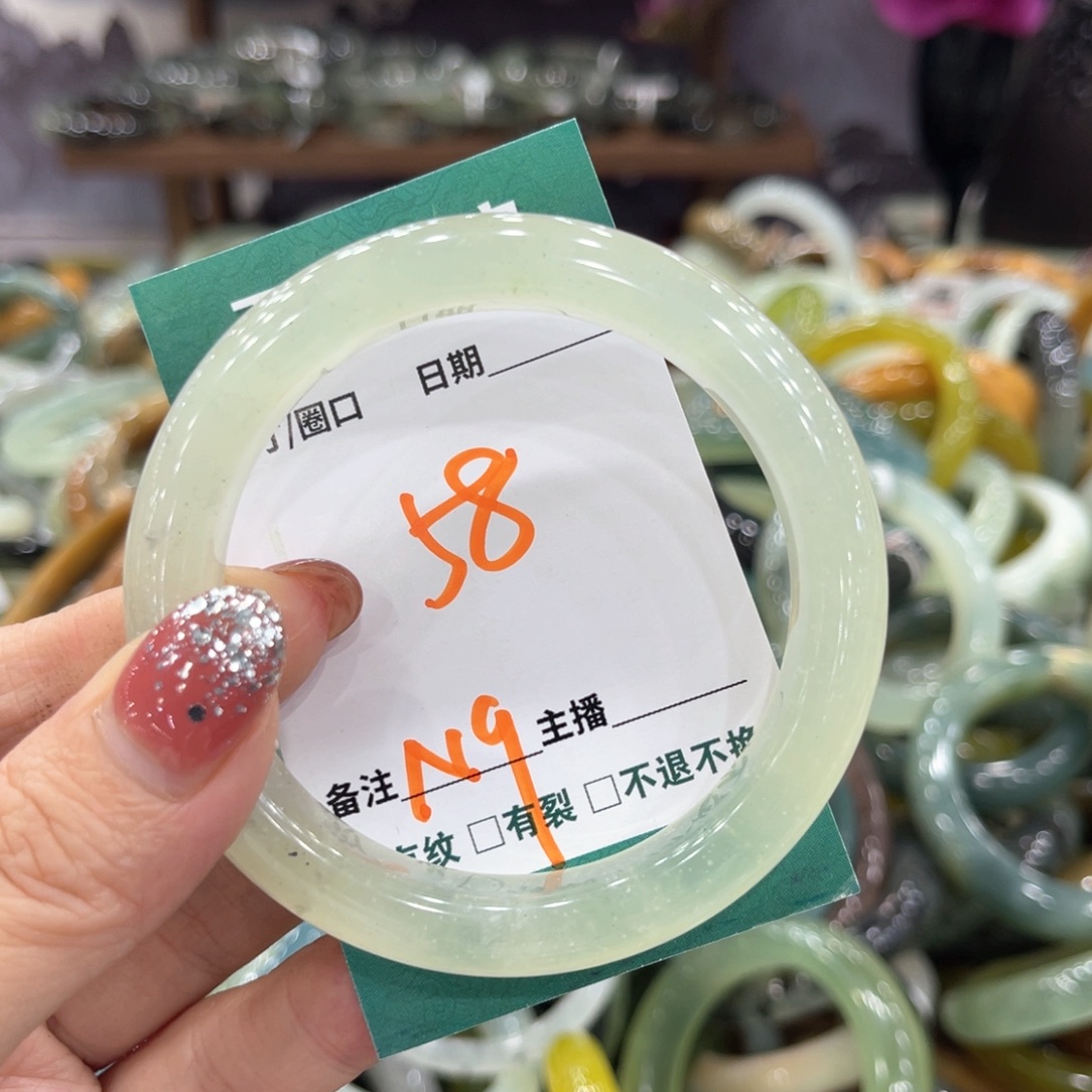 未镶嵌蛇纹石玉手镯手镯