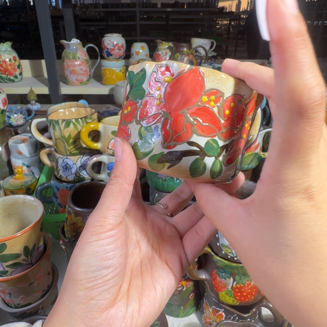 紫砂景德镇手工陶瓷釉下彩正品25