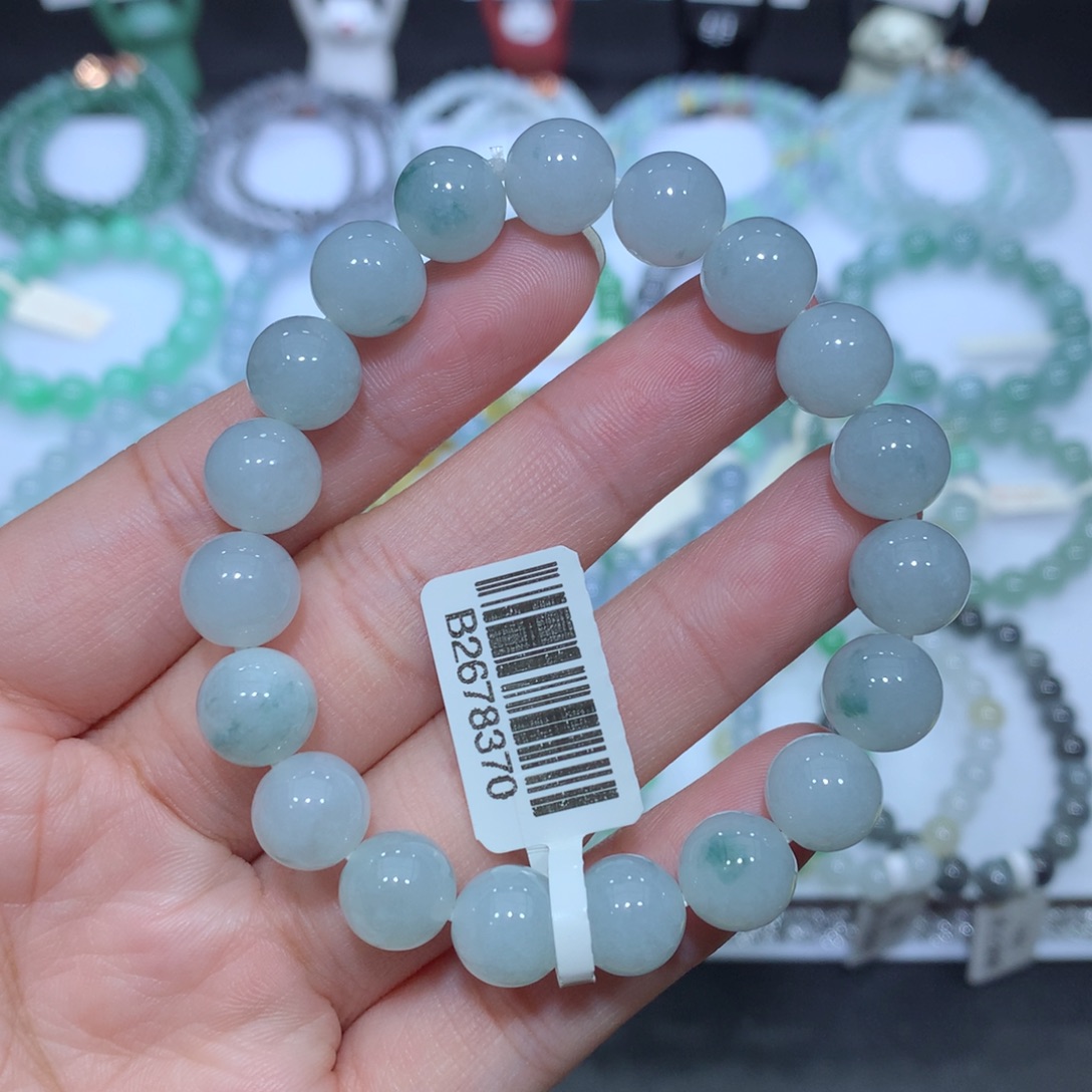 翡翠未镶嵌手串天然