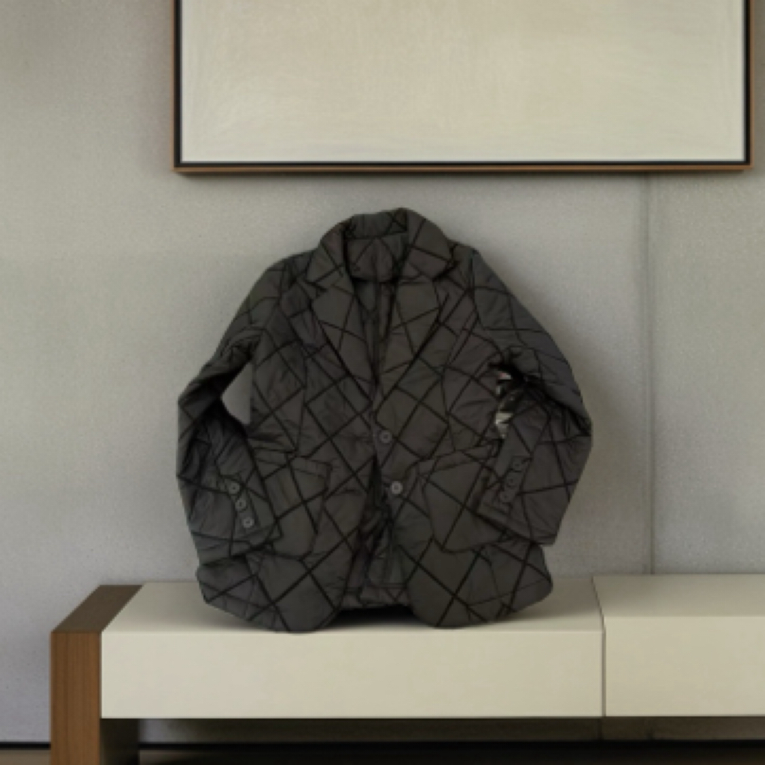 鑫姐➕气质时尚格棉西服款小棉服