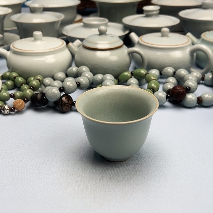 杯仿古釉铃铛杯原矿原釉下产地