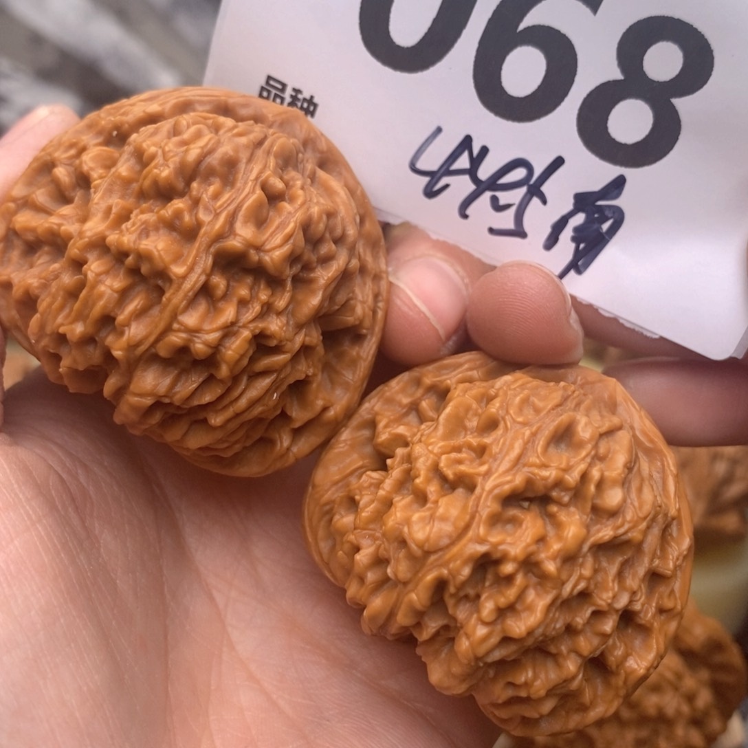 文玩核桃把件068号44.5南疆