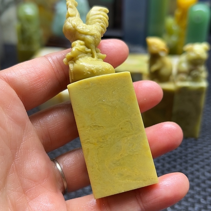 啊***牢青田石印章石印章石