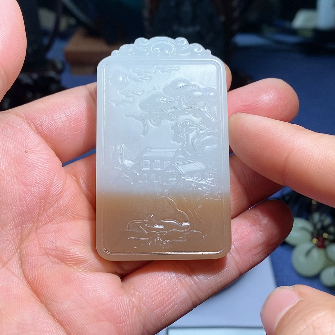 和田玉颈饰未镶嵌