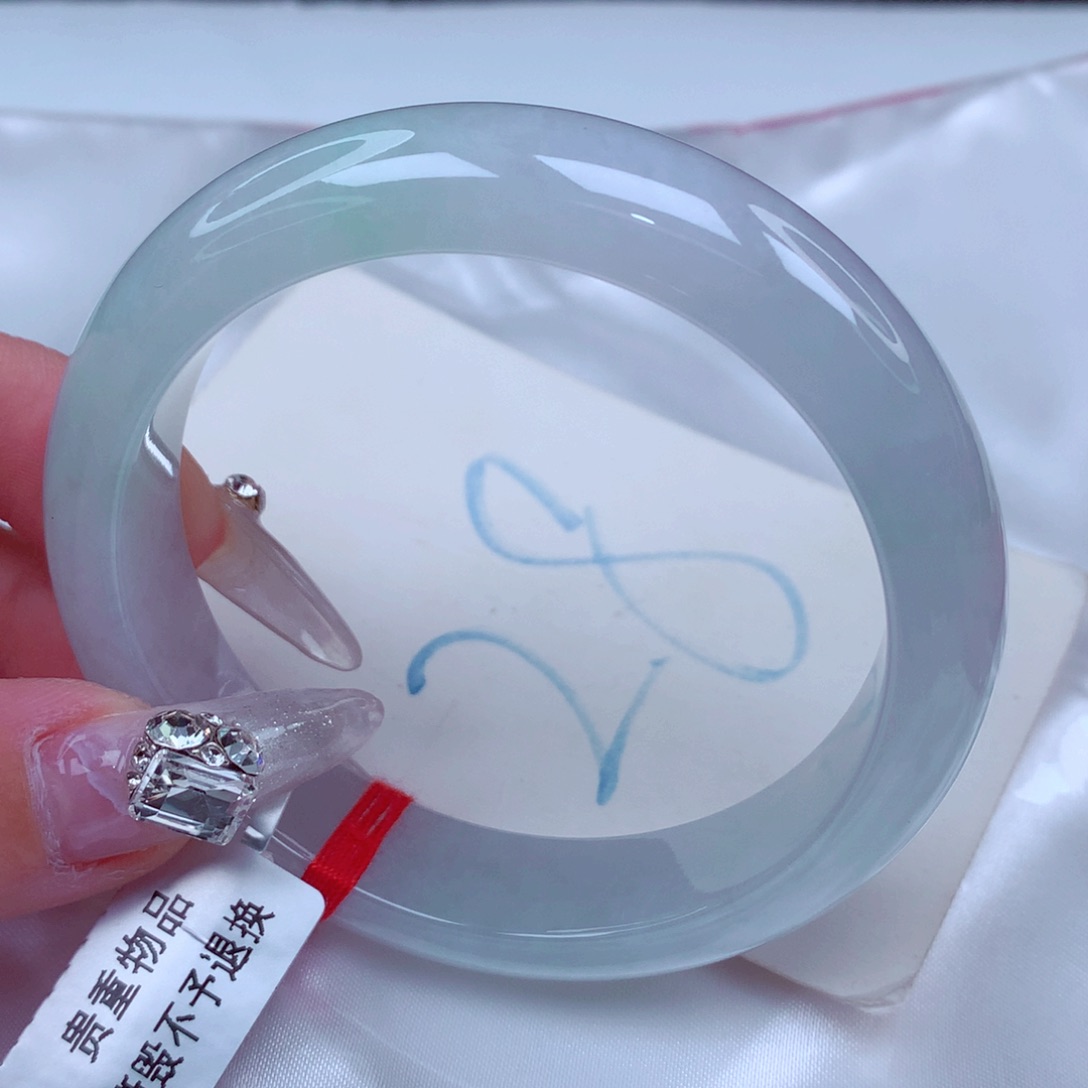 翡翠手镯未镶嵌天然缅甸翡翠A货手镯