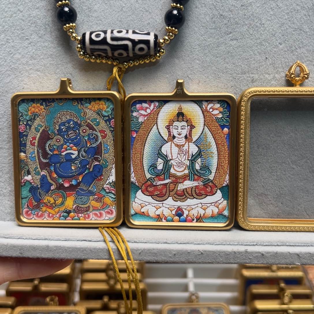 吊坠）*（双面铜壳珠珠链