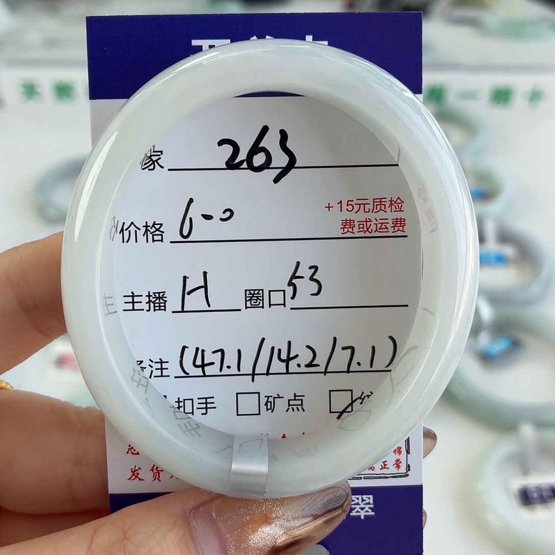 翡翠未镶嵌手镯53