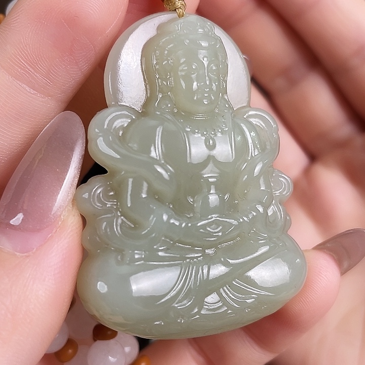 和田玉未镶嵌颈饰定制发货