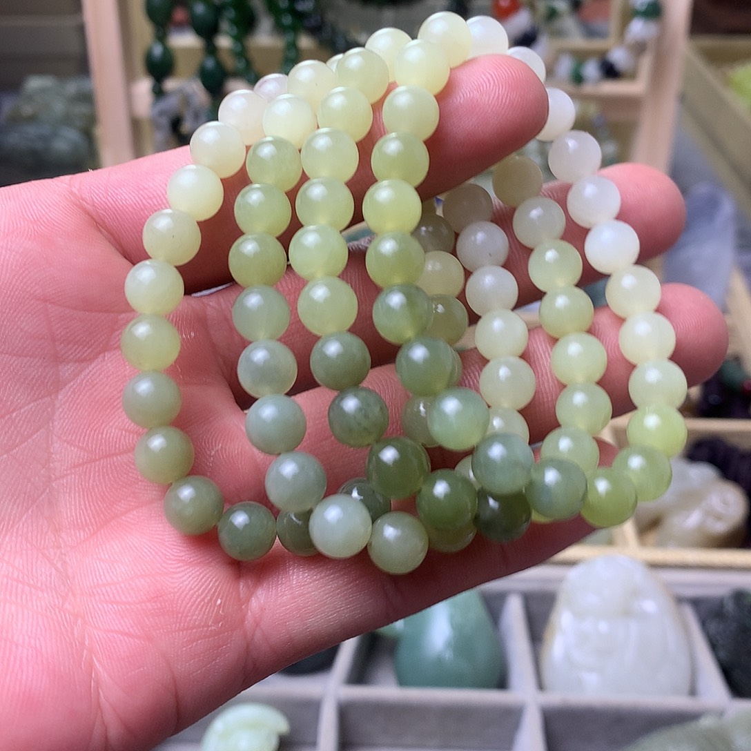 和田玉未镶嵌手串