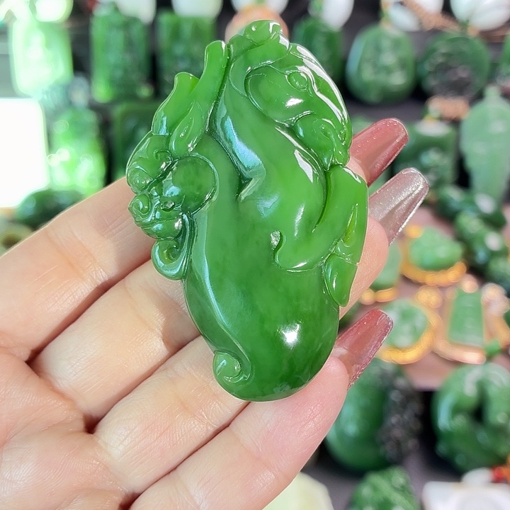 和田玉未镶嵌挂件