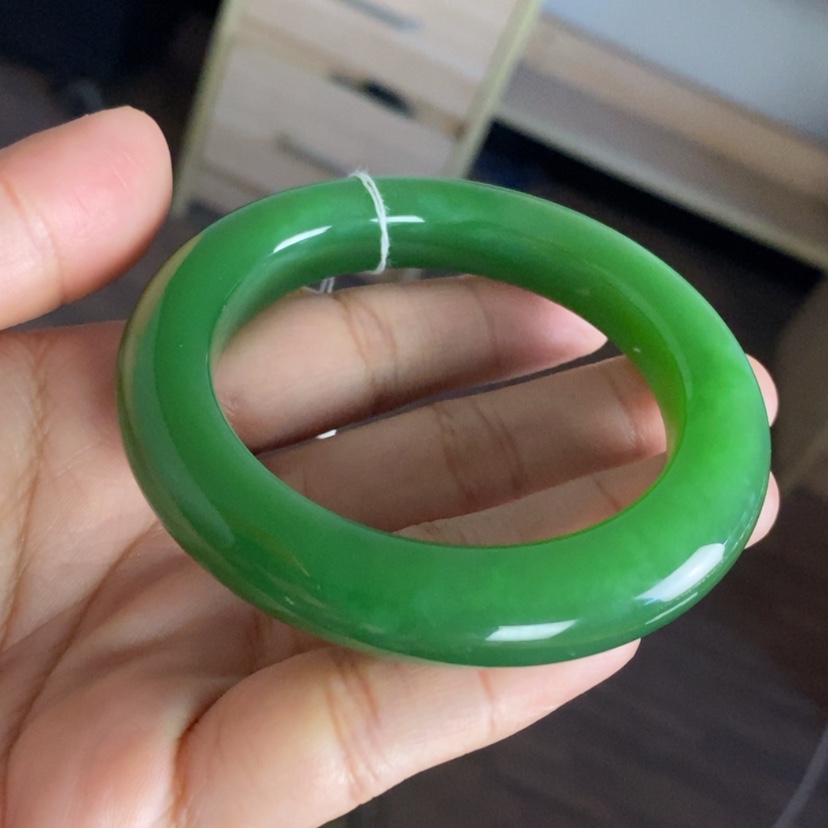 【闪购商品】未镶嵌手镯和田玉（碧玉）