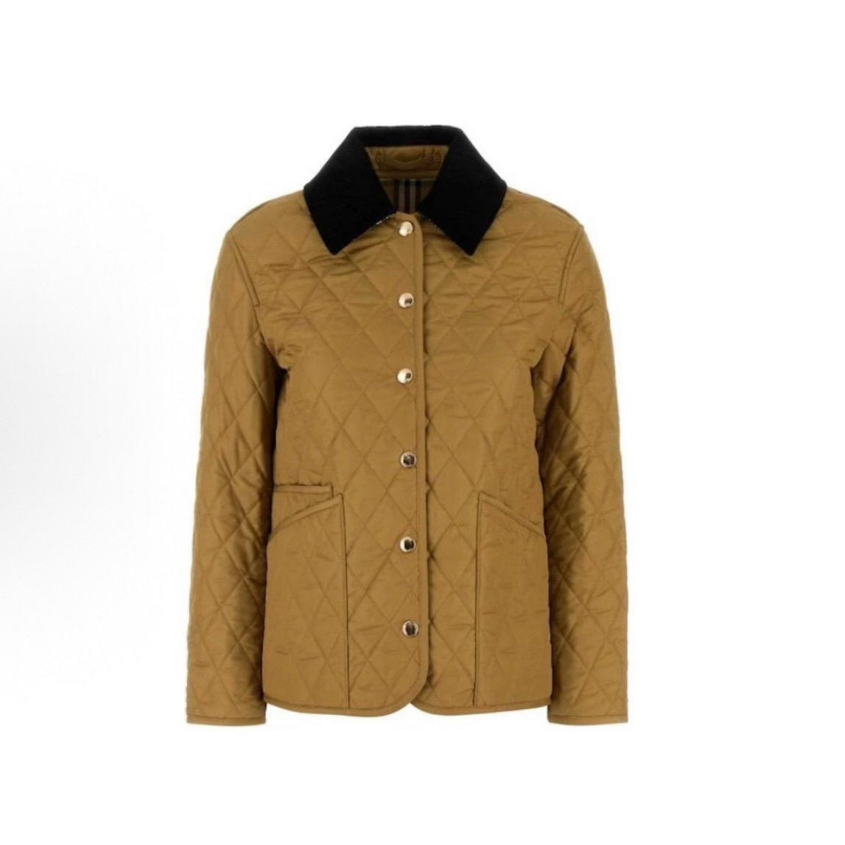 99新 BURBERRY/博柏利 十一定制链接/翻领菱格外套 S/74168842
