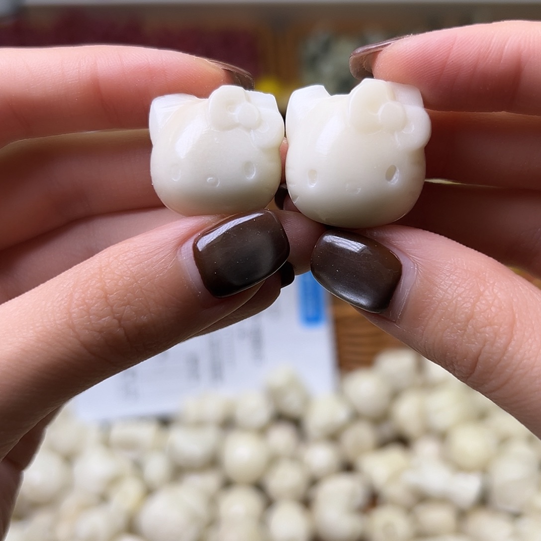 菩提根/象牙果手串瑕疵kt猫头3颗