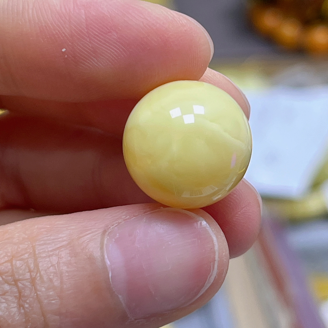 蜜之缘 15.5mm.蜜之缘珠宝 天然琥珀蜜蜡