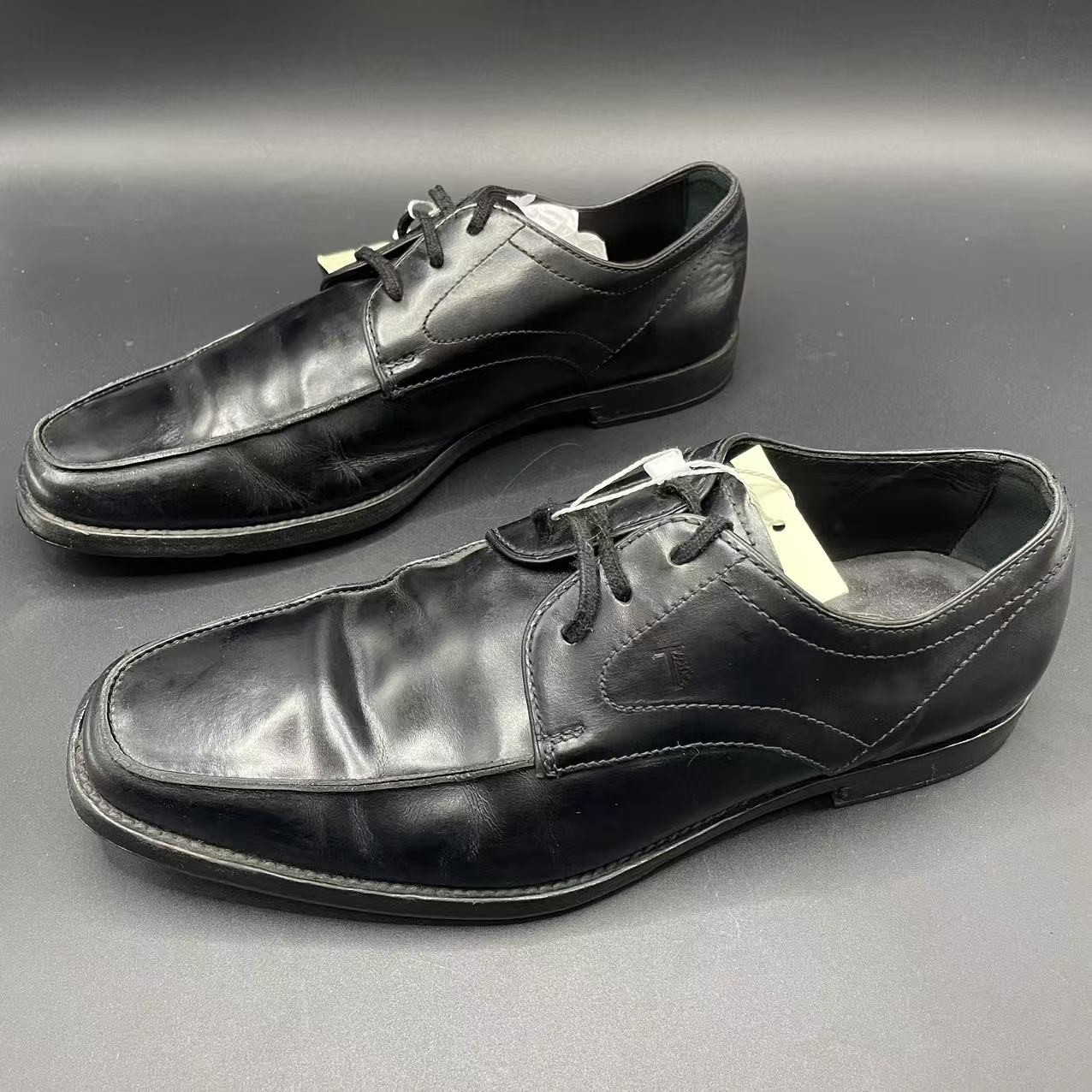 95新 TOD’S/托德斯 【福利】男士休闲黑色皮鞋商务 39码 ca396t