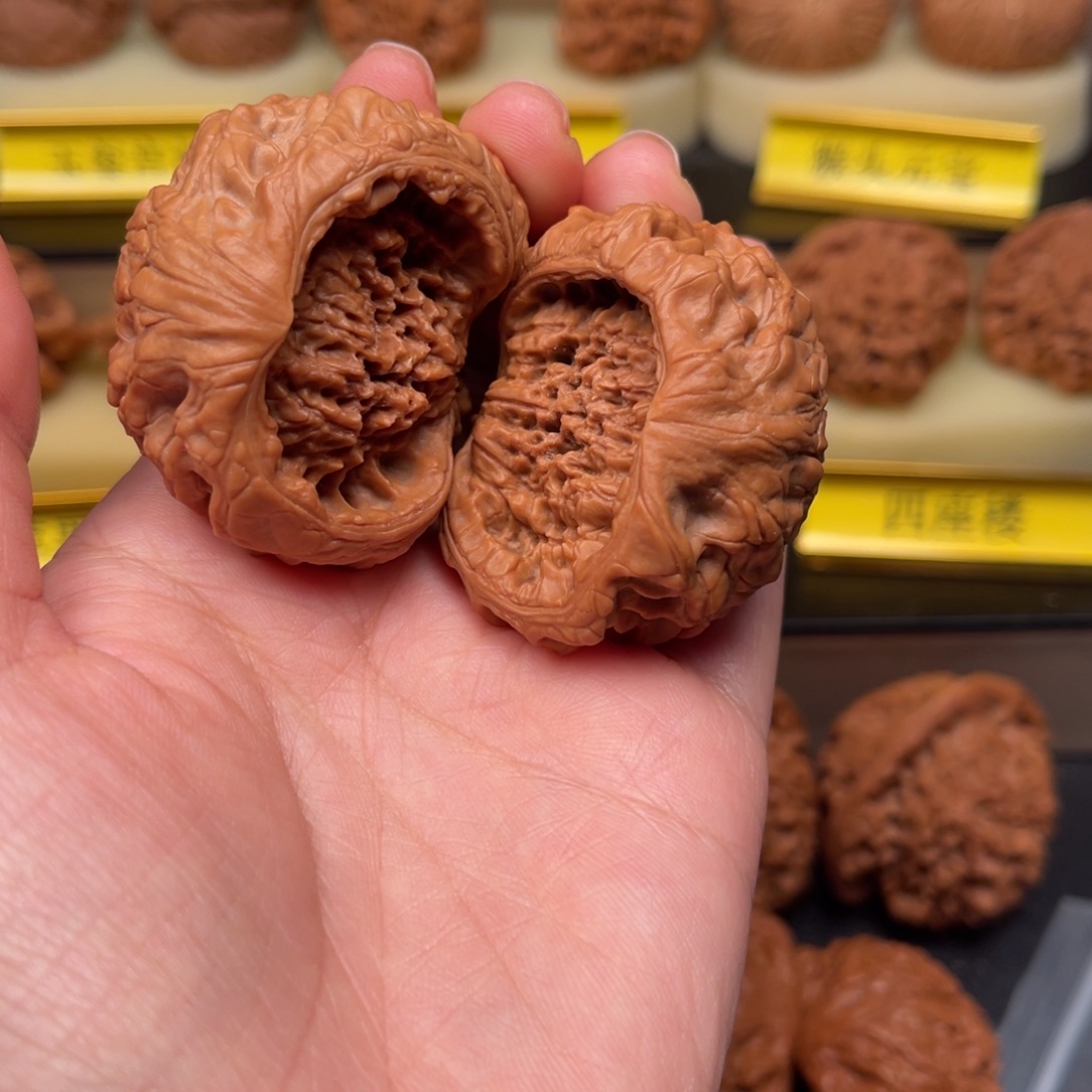 用***8吊坠文玩核桃聚宝盆45