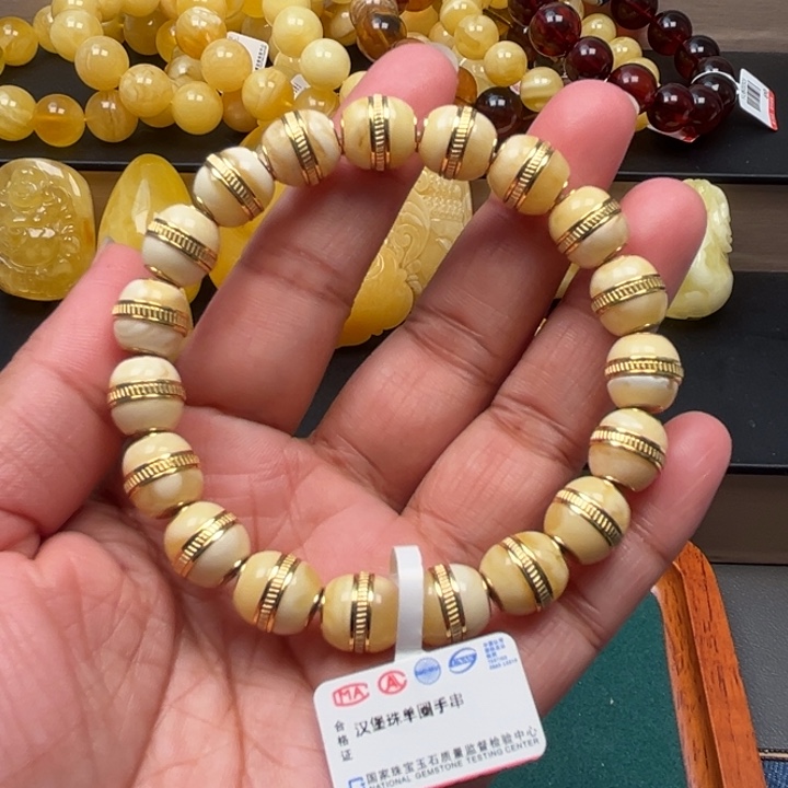 琥珀未镶嵌珠宝奇石M241号10+汉堡珠