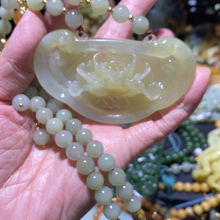 岫玉岫玉吊坠未镶嵌