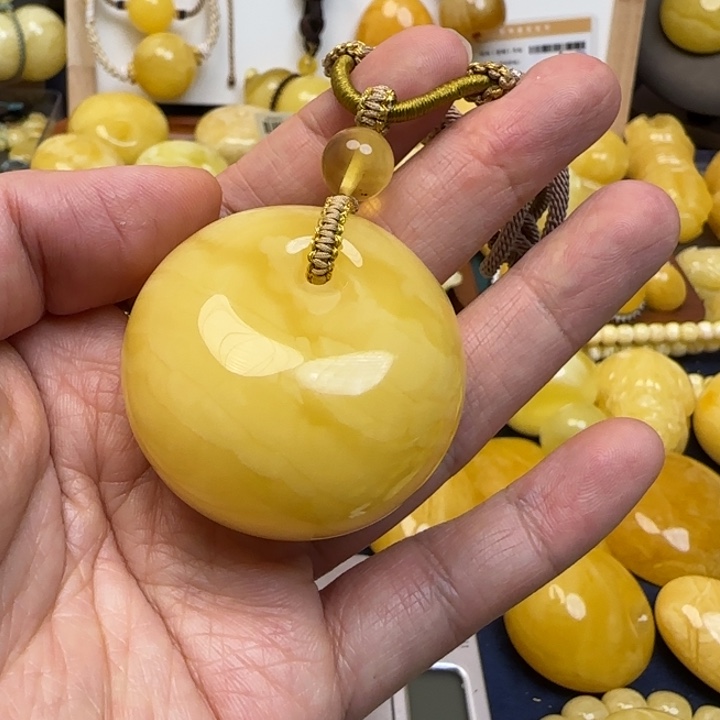 蜜蜡未镶嵌颈饰天然蜜蜡