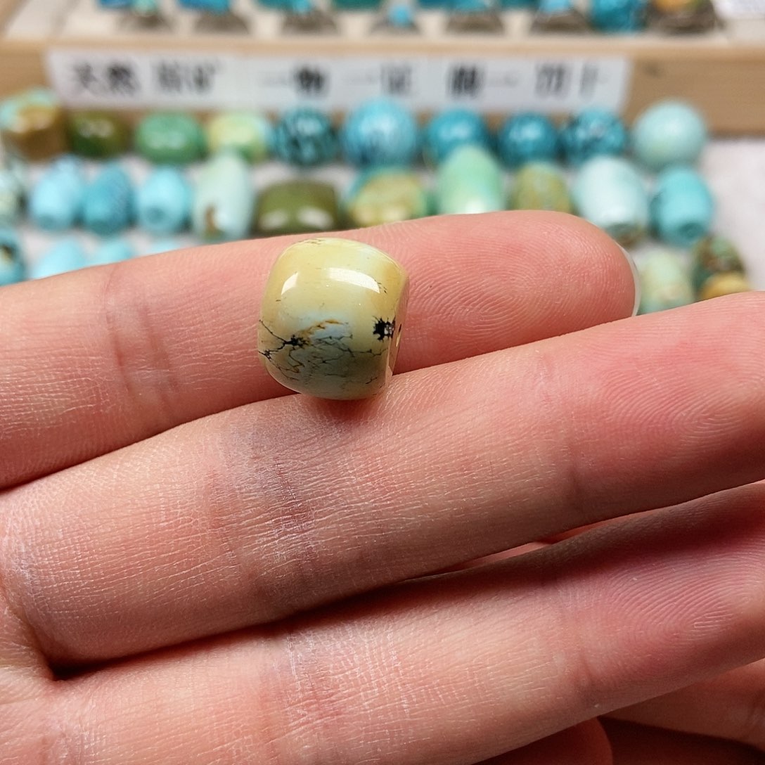 未镶嵌绿松石珠宝半成品