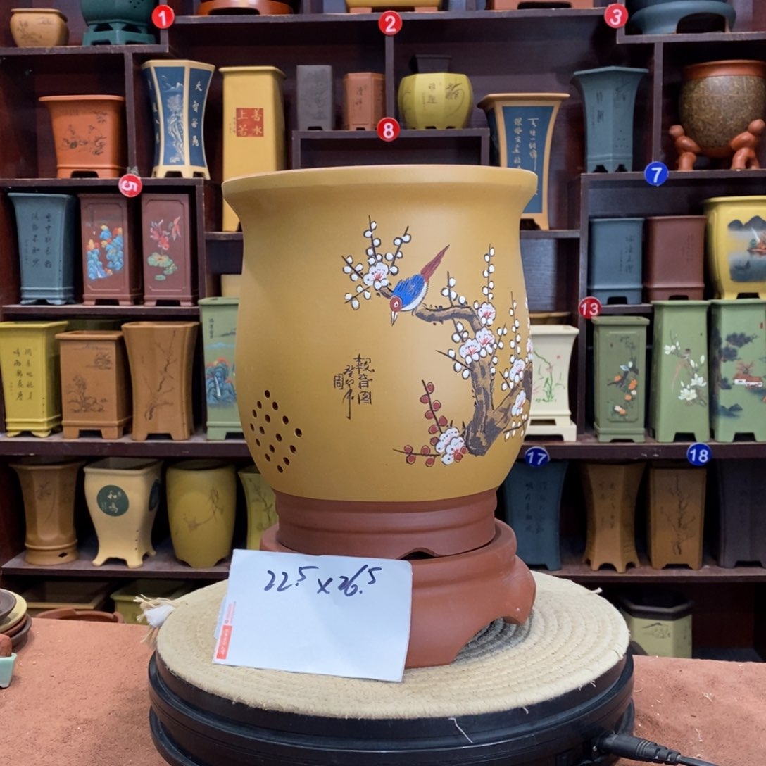 紫砂花盆紫砂艺术