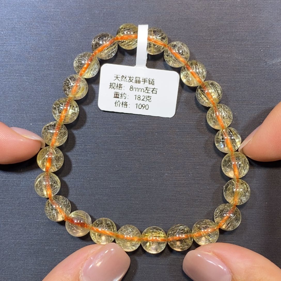 手链未镶嵌水晶手链8mm 瑾