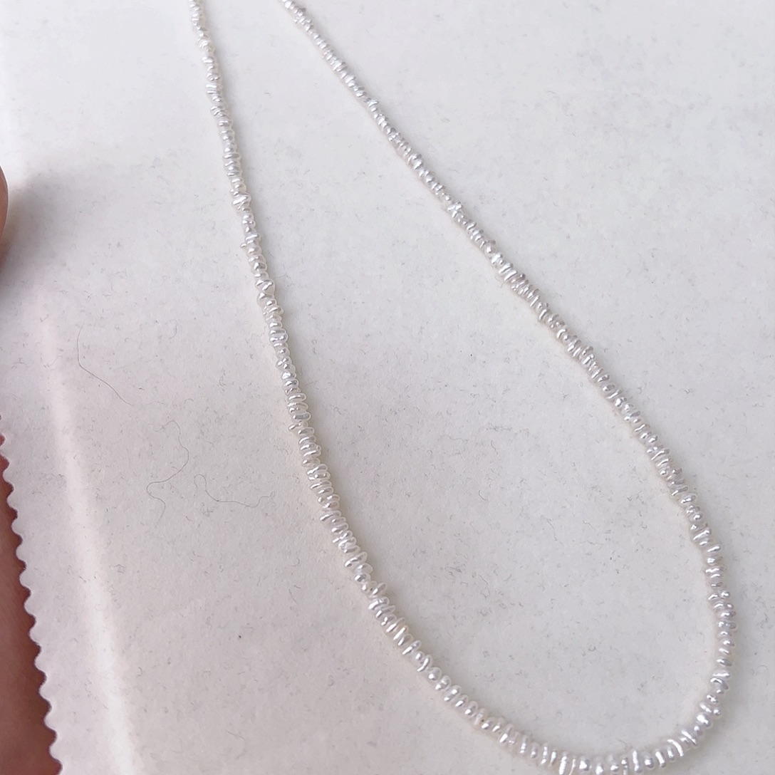 海水珍珠银S925镶嵌颈饰