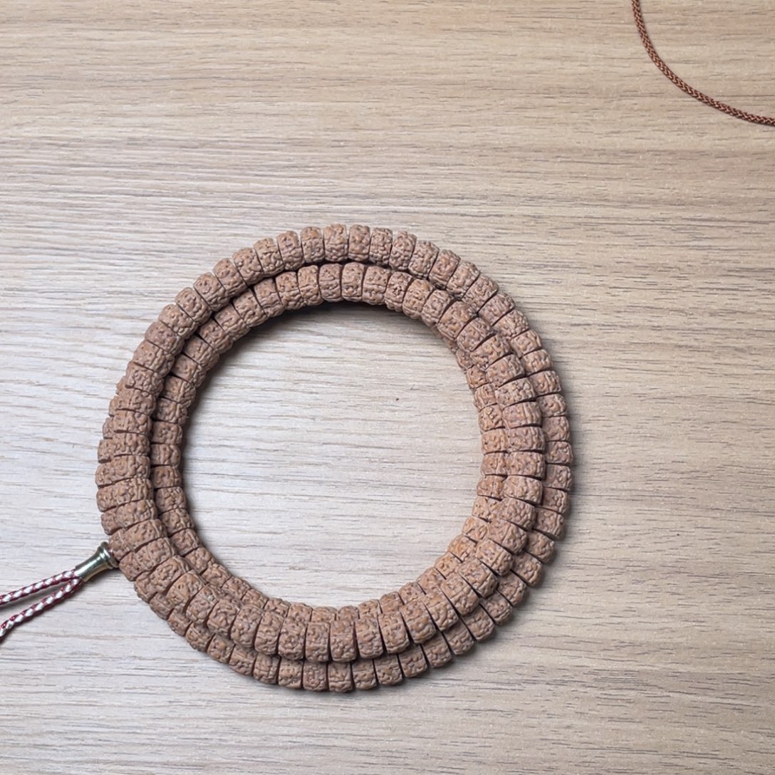 金刚菩提吊坠一代龙薄切108