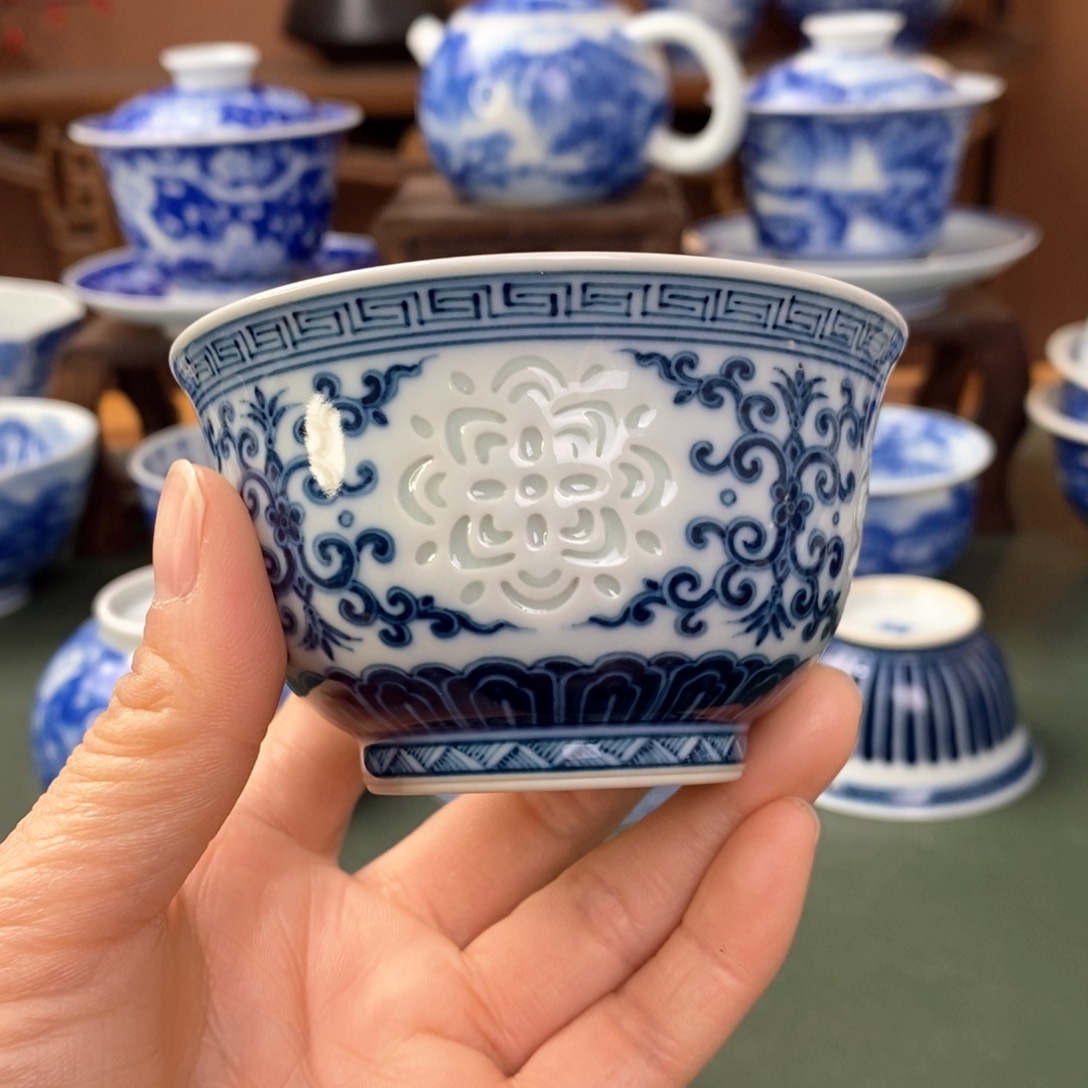 杯景德镇陶瓷手工手绘