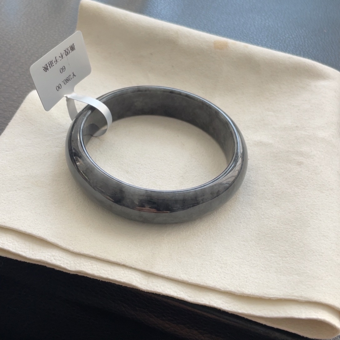 翡翠未镶嵌手镯纹60正圈